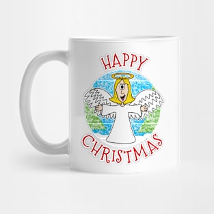 Christmas Angel Nativity Church Xmas 2022 Mug